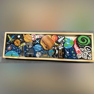 Begin Again Space-Themed Wooden Puzzle (complete)